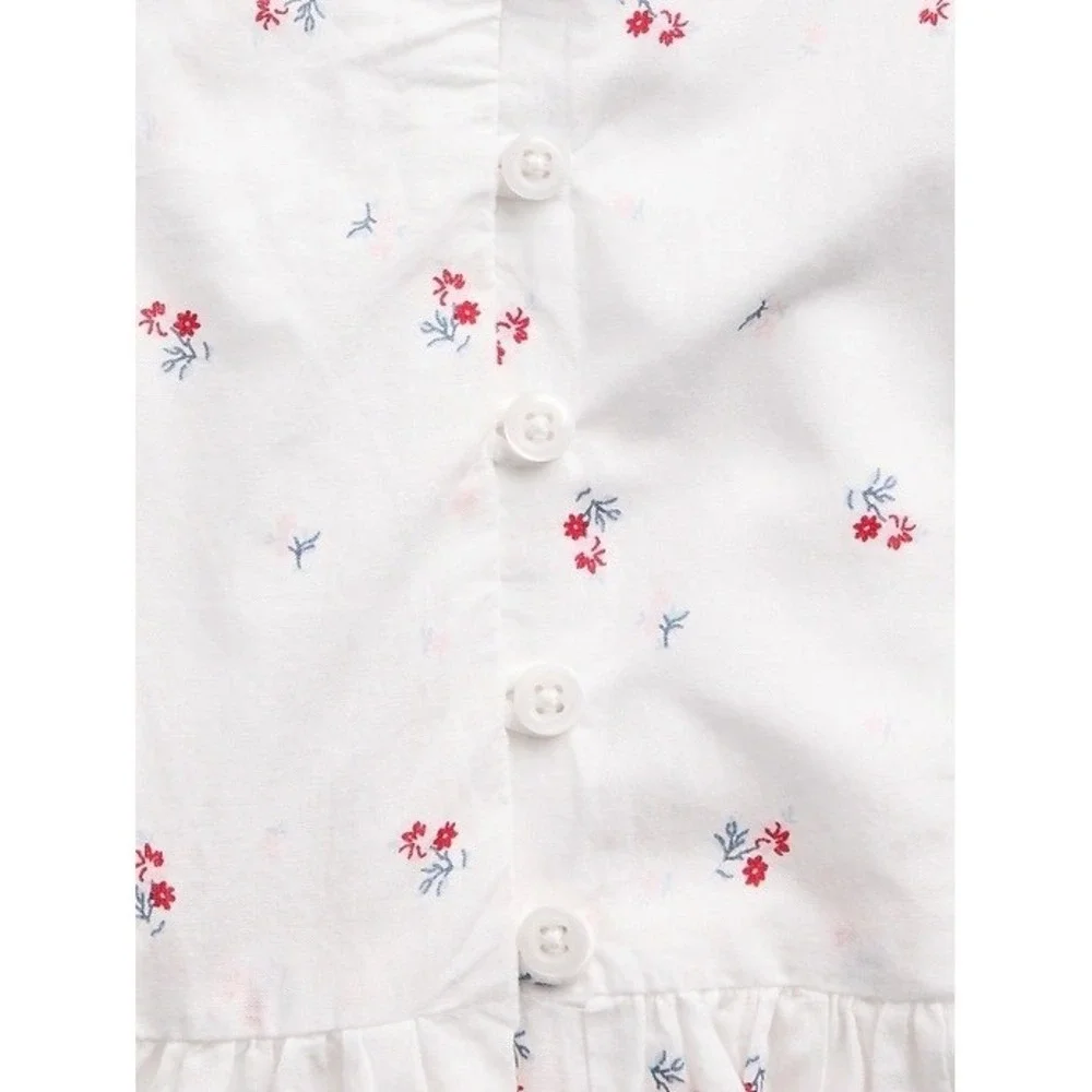 Gap Kids Midi Tank Dress L(10) New Off White Floral